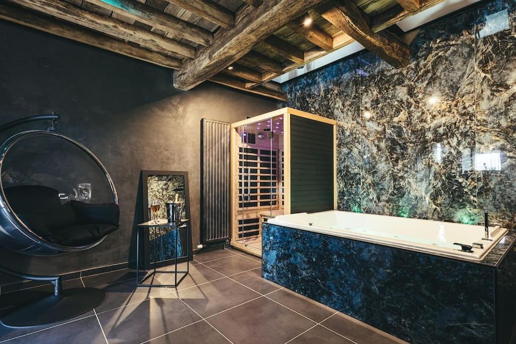 Le Duplex De L'Etoile Home Cinema Jacuzzi Et Sauna Privatif Longmesnil Exteriér fotografie